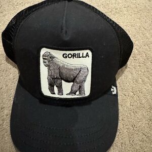Goorin Bros Black Gorilla Trucker Hat